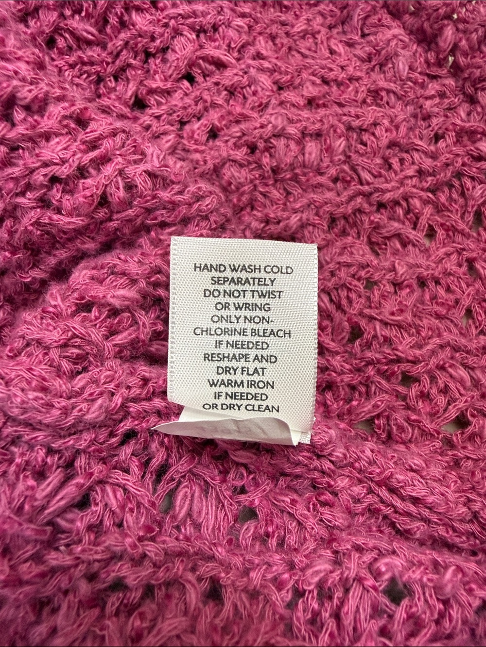J. Jill Raspberry Pink Knit Button-Front Cardigan - Picture 6 of 6